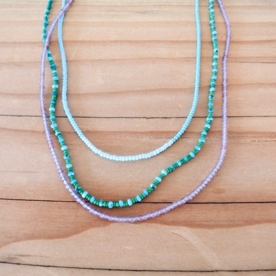 Beaded Necklace - 16” Simple