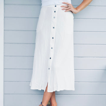 The Olinda Skirt - White