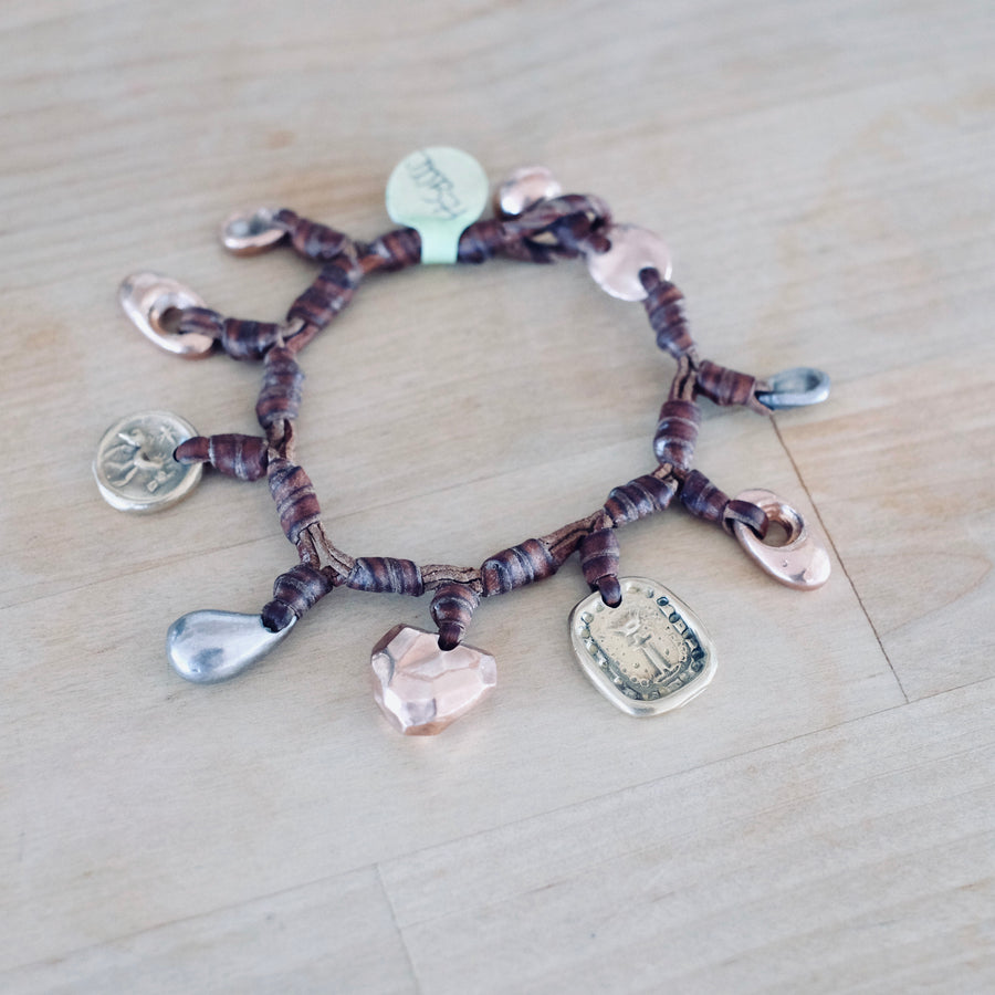 James Charms on Leather