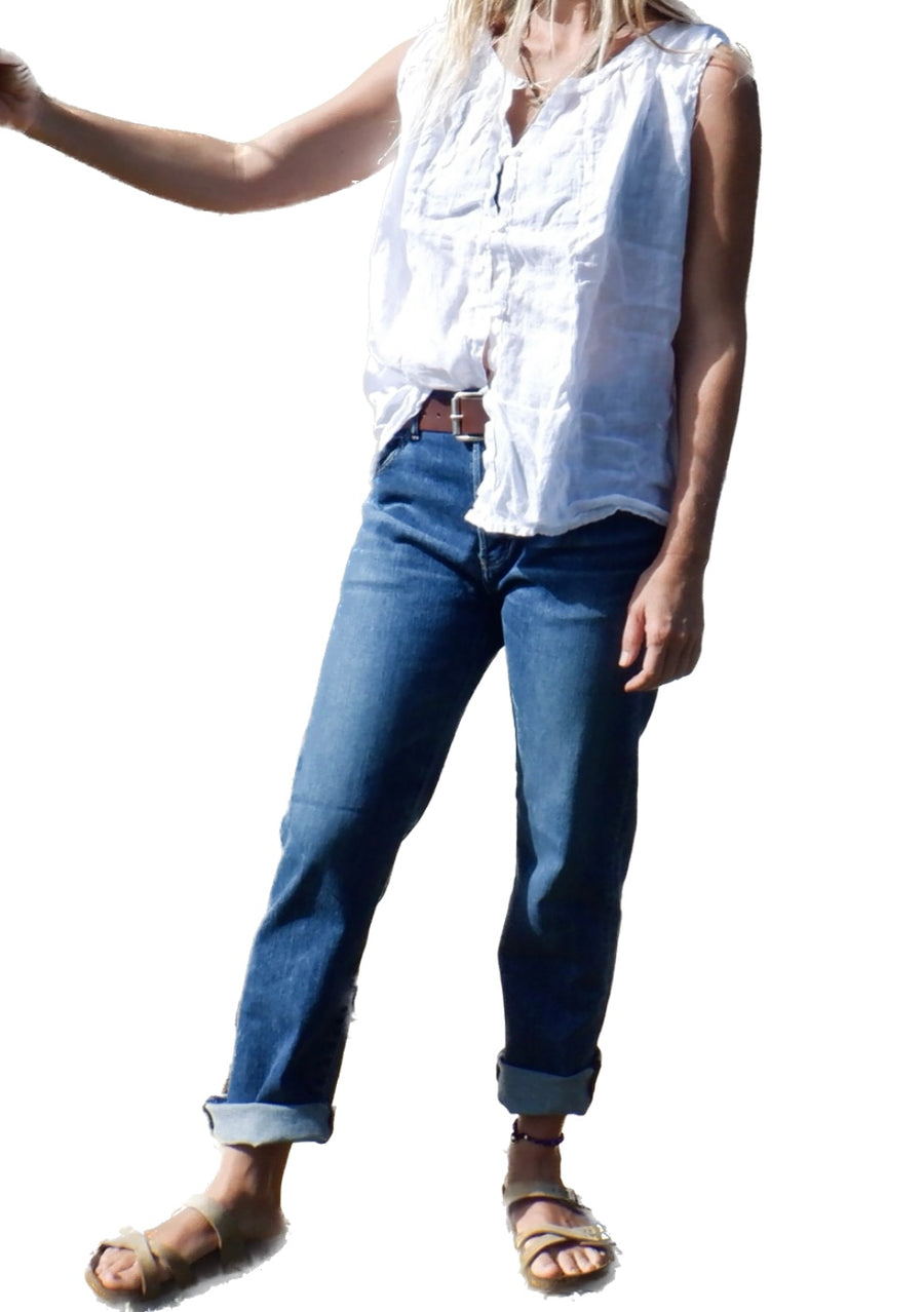 Fleur Top - White