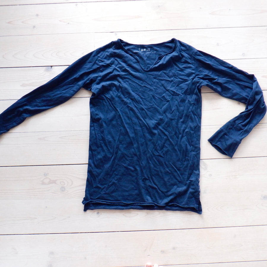 Raw Edge Organic L/S - Vintage Black