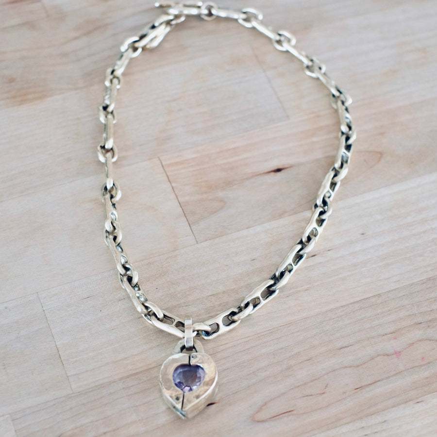 Heart Locket - Pale Pink
