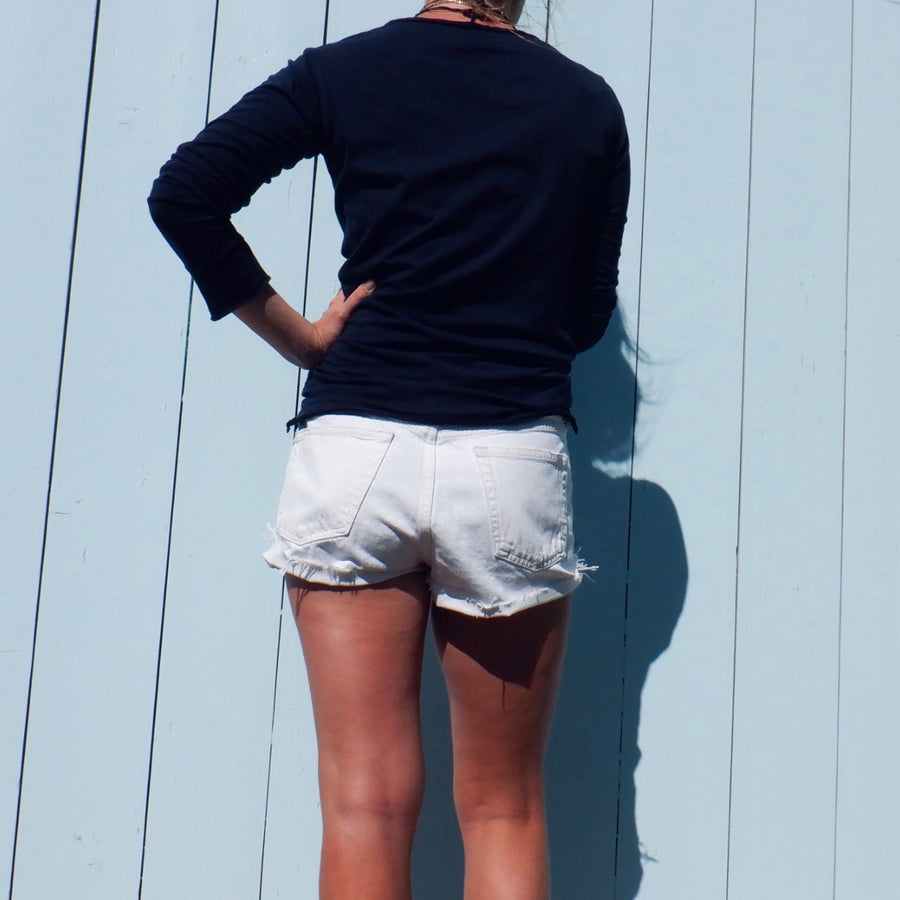 Parker Cutoff - White