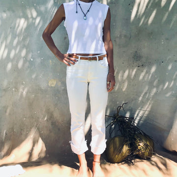 Kick Flare - White