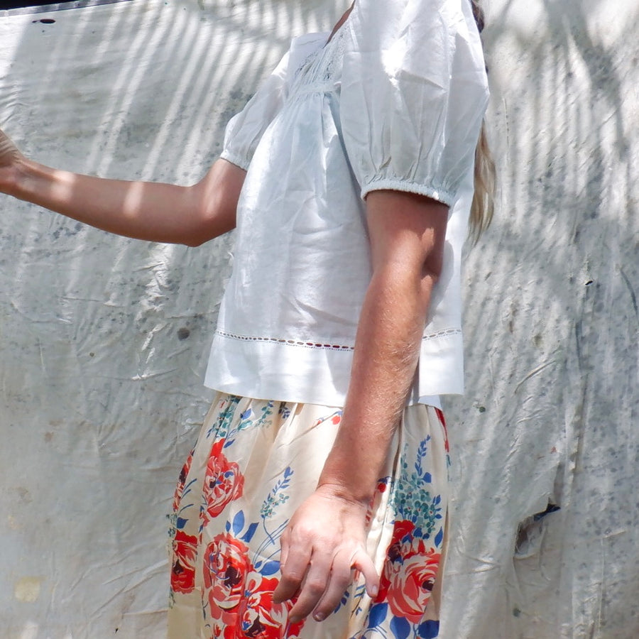 The Treasure Top - White