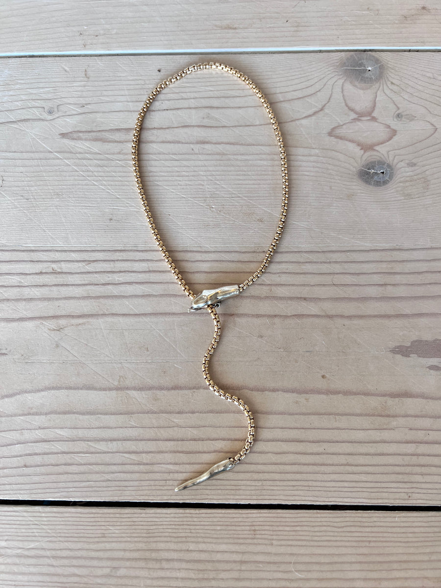 Serpent Necklace - Gold
